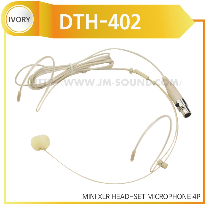 DTH-402 /MINI XLR HEAD-SET MICROPHONE 4P