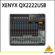 QX2222USB/프리미엄 22입력 3/2버스 믹서, 제닉스 마이크 프리앰프, 컴프레셔, KLARK TEKNIK 멀티 FX 프로세