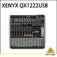 QX1222USB/프리미엄 16입력 2/2버스 믹서, 제닉스 마이크 프리앰프, 컴프레셔, KLARK TEKNIK 멀티 FX 프로세