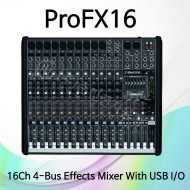 ProFX16/16채널 프로페셔널 에펙트 믹서/USB