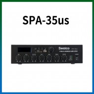 SPA-35US/USB/SD Card/라디오/마이크1,2/마이크1뮤트기능/AUX1,2/라인출력/35와트