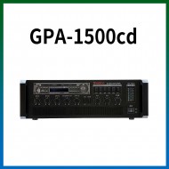 GPA-1500CD/CD/USB/SD Card/라디오/카셋트/마이크1,2,3,4,/마이크1뮤트기능/AUX1,2/라인출력/챠임,싸이렌/펜텀파워/5회로셀렉터/AC,DC24V겸용/150와트